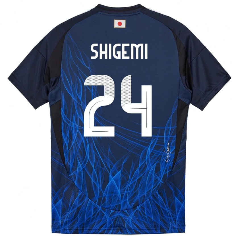 Danxen Uomo Maglia Giappone Masato Shigemi #24 Blu Scuro Kit Gara Home 24-26 Maglietta