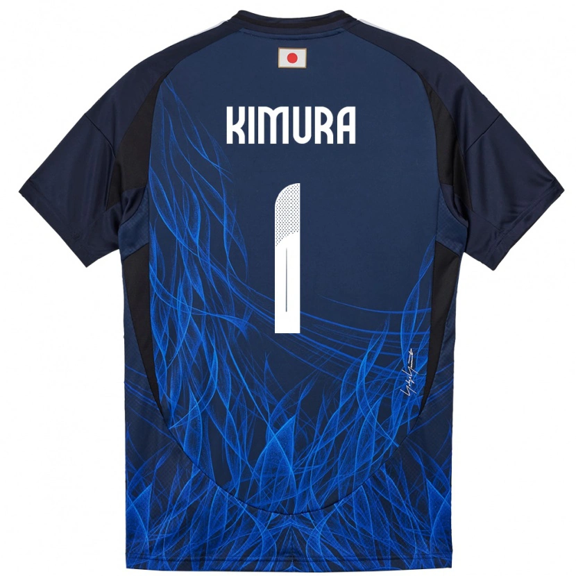 Danxen Uomo Maglia Giappone Ryoya Kimura #1 Blu Scuro Kit Gara Home 24-26 Maglietta