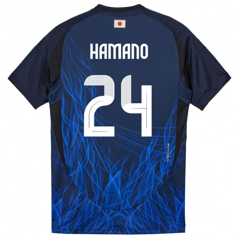 Danxen Uomo Maglia Giappone Maika Hamano #24 Blu Scuro Kit Gara Home 24-26 Maglietta