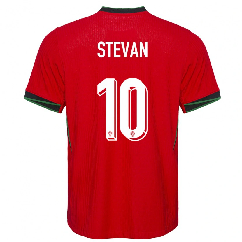 Danxen Uomo Maglia Portogallo Stevan #10 Rosso Kit Gara Home 24-26 Maglietta