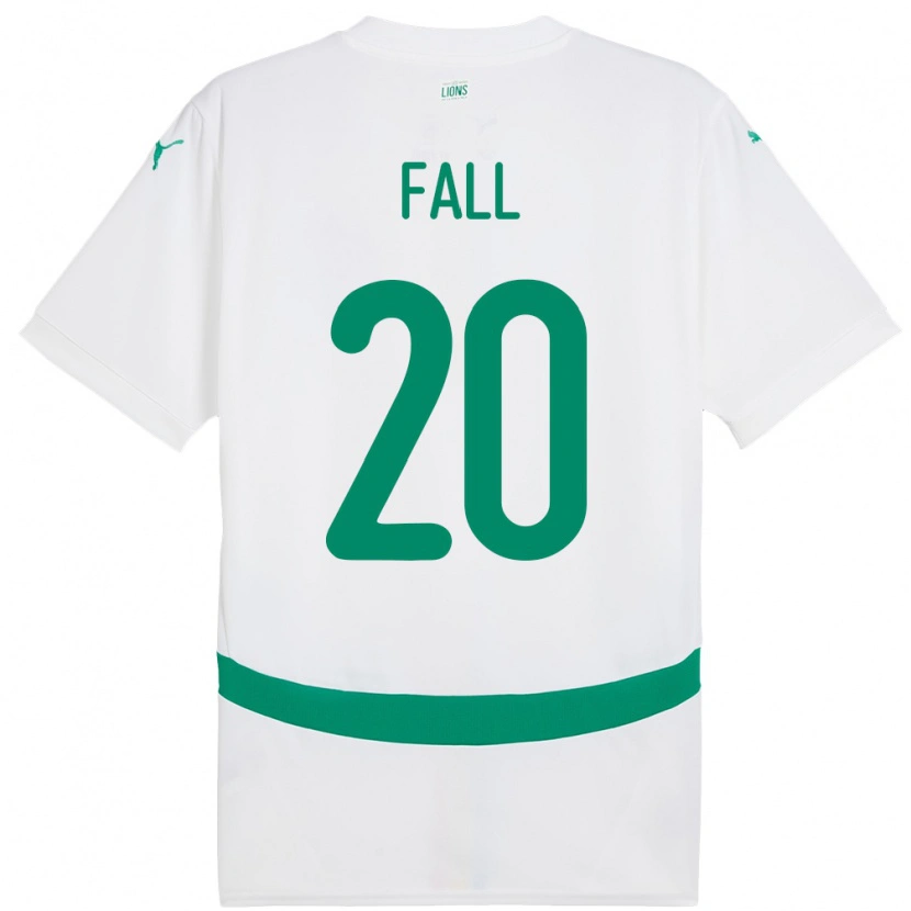 Danxen Uomo Maglia Senegal Korka Fall #20 Bianco Kit Gara Home 24-26 Maglietta