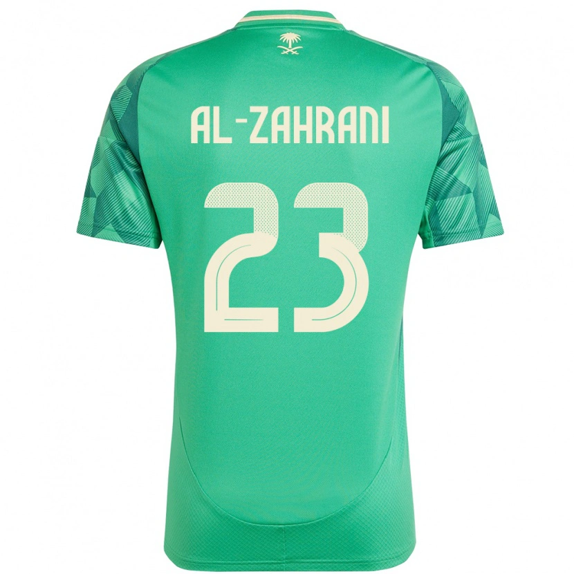 Danxen Uomo Maglia Arabia Saudita Tahani Al Zahrani #23 Verde Kit Gara Home 24-26 Maglietta