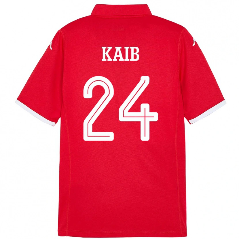 Danxen Uomo Maglia Tunisia Rami Kaib #24 Rosso Kit Gara Home 24-26 Maglietta