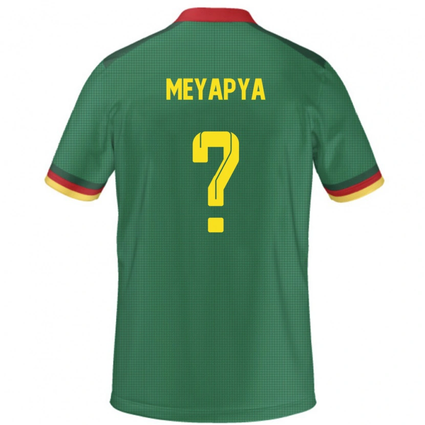 Danxen Uomo Maglia Camerun Blondon Meyapya #0 Verde Kit Gara Home 24-26 Maglietta