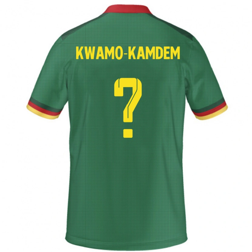 Danxen Uomo Maglia Camerun Jerome Noel Kwamo-Kamdem #0 Verde Kit Gara Home 24-26 Maglietta