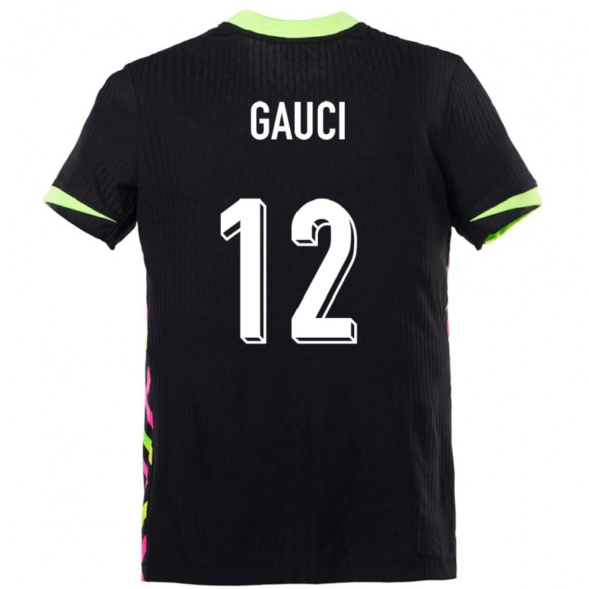Danxen Uomo Maglia Australia Joe Gauci #12 Blu Scuro Kit Gara Away 24-26 Maglietta
