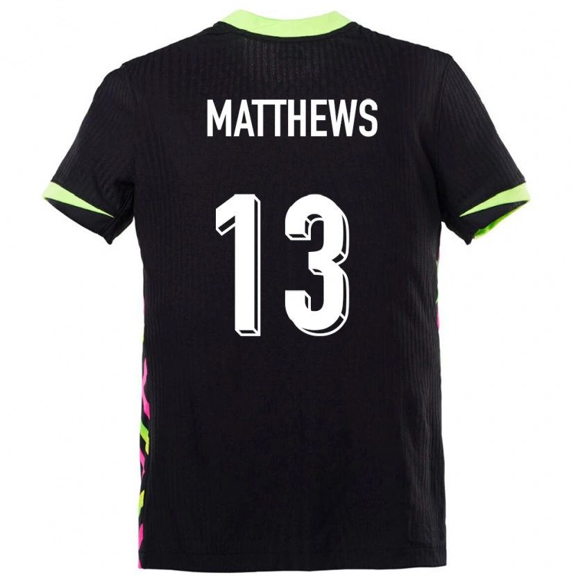 Danxen Uomo Maglia Australia Hayden Matthews #13 Blu Scuro Kit Gara Away 24-26 Maglietta