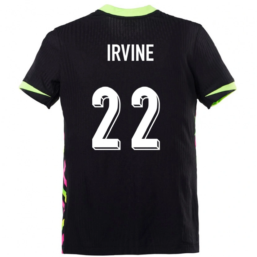 Danxen Uomo Maglia Australia Jackson Irvine #22 Blu Scuro Kit Gara Away 24-26 Maglietta