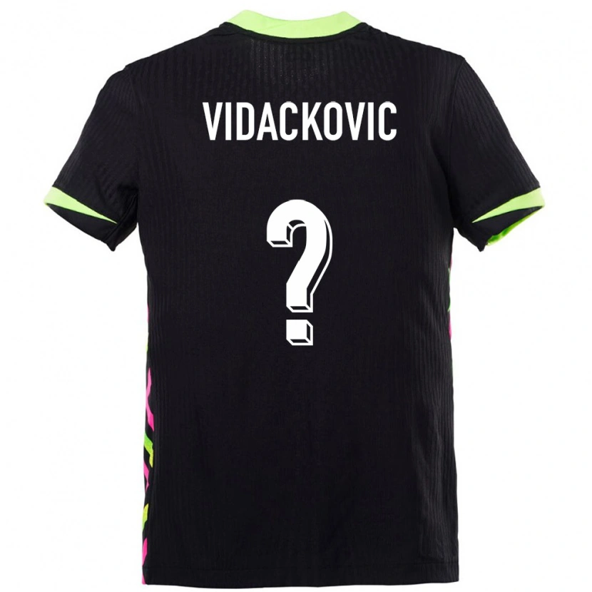 Danxen Uomo Maglia Australia Tristan Vidackovic #0 Blu Scuro Kit Gara Away 24-26 Maglietta