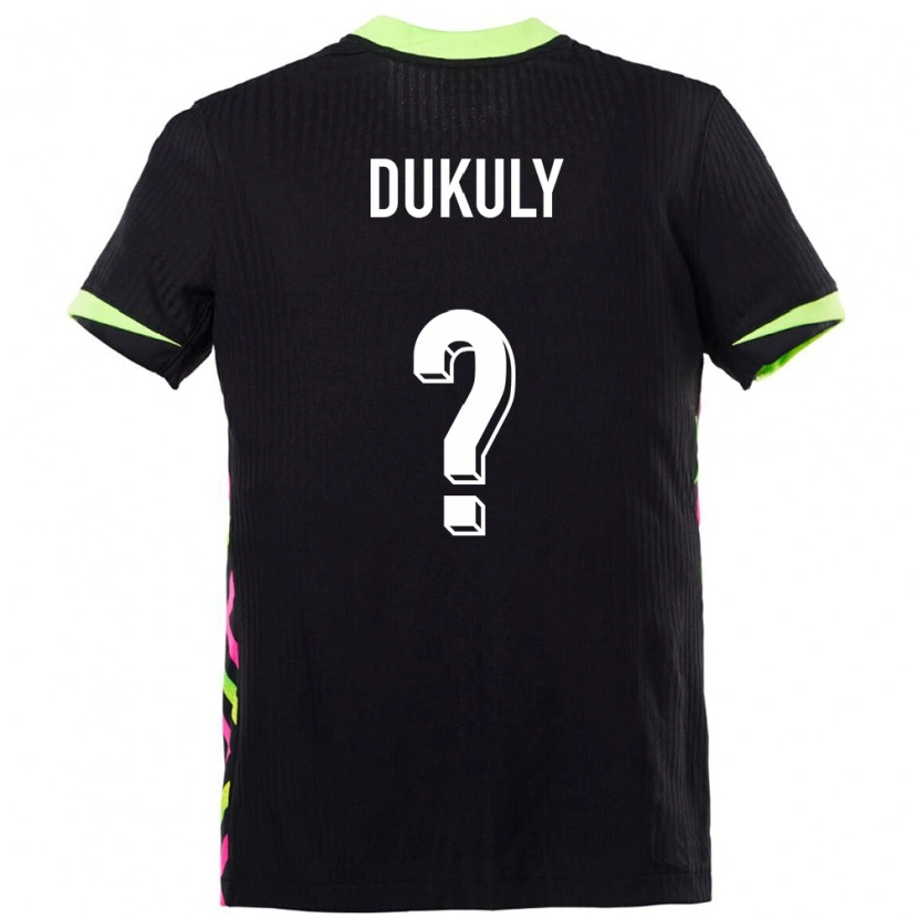 Danxen Uomo Maglia Australia Yaya Dukuly #0 Blu Scuro Kit Gara Away 24-26 Maglietta