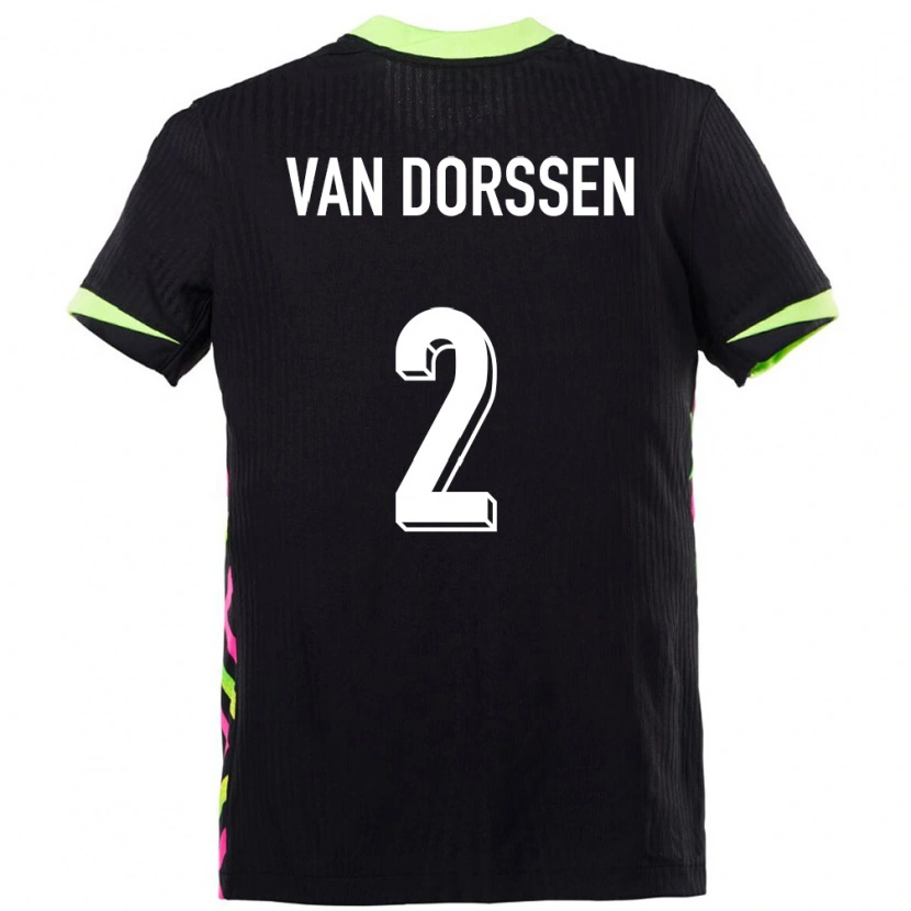Danxen Uomo Maglia Australia Ben Van Dorssen #2 Blu Scuro Kit Gara Away 24-26 Maglietta