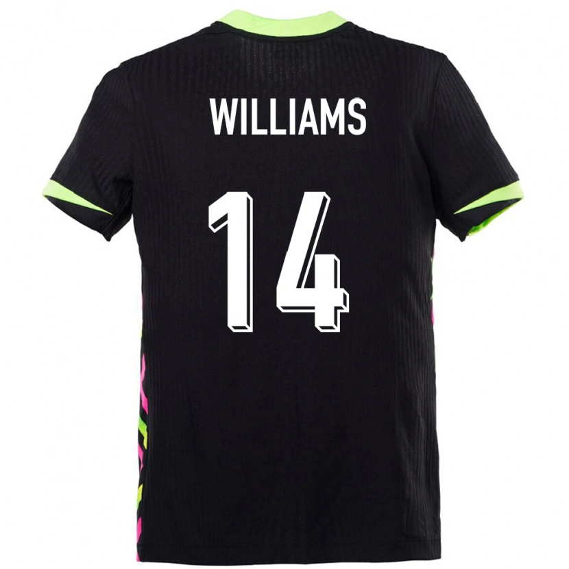 Danxen Uomo Maglia Australia Tyler Williams #14 Blu Scuro Kit Gara Away 24-26 Maglietta