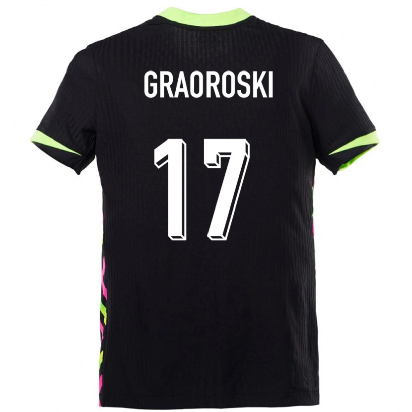 Danxen Uomo Maglia Australia Jordan Graoroski #17 Blu Scuro Kit Gara Away 24-26 Maglietta