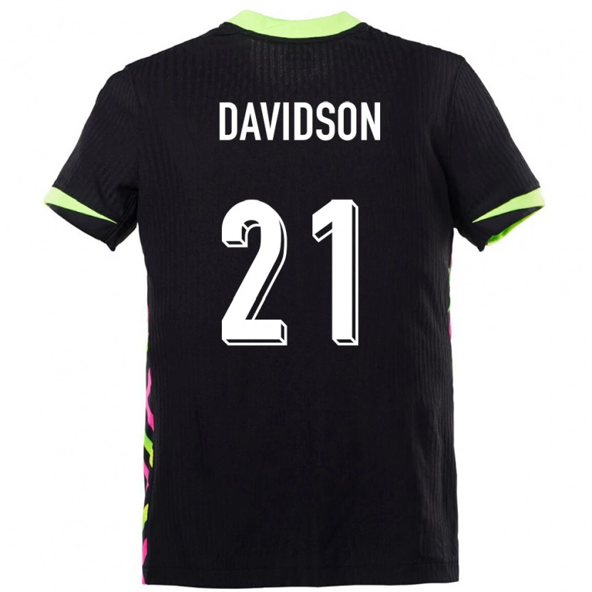 Danxen Uomo Maglia Australia Jason Davidson #21 Blu Scuro Kit Gara Away 24-26 Maglietta