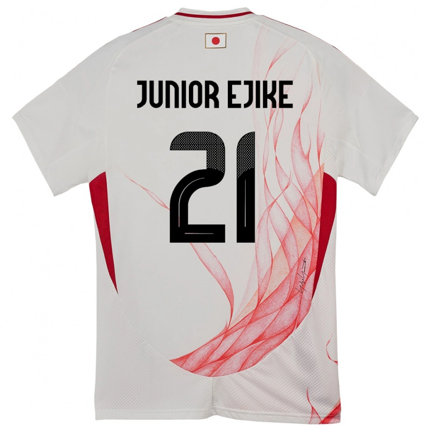 Danxen Uomo Maglia Giappone Ibuki Vincent Junior Ejike #21 Bianco Kit Gara Away 24-26 Maglietta