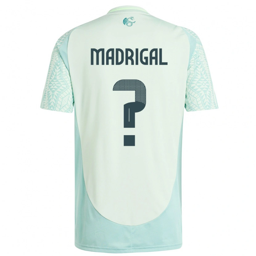 Danxen Uomo Maglia Messico David Madrigal #0 Lino Verde Kit Gara Away 24-26 Maglietta