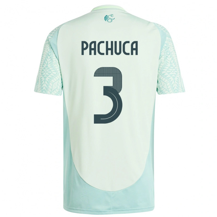 Danxen Uomo Maglia Messico José Pachuca #3 Lino Verde Kit Gara Away 24-26 Maglietta