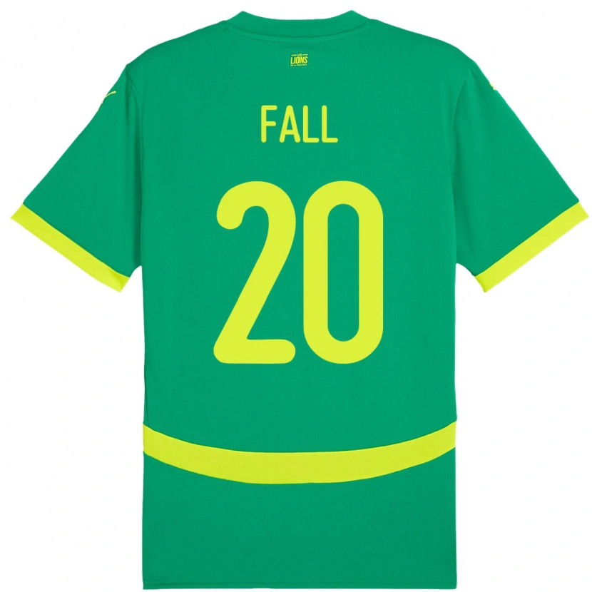 Danxen Uomo Maglia Senegal Korka Fall #20 Verde Kit Gara Away 24-26 Maglietta