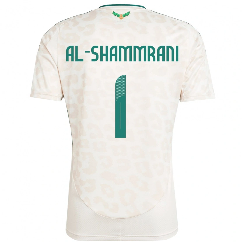 Danxen Uomo Maglia Arabia Saudita Faisal Al-Shammrani #1 Bianco Kit Gara Away 24-26 Maglietta