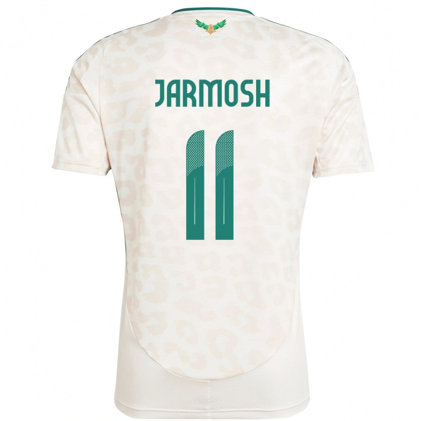 Danxen Uomo Maglia Arabia Saudita Abdulaziz Jarmosh #11 Bianco Kit Gara Away 24-26 Maglietta