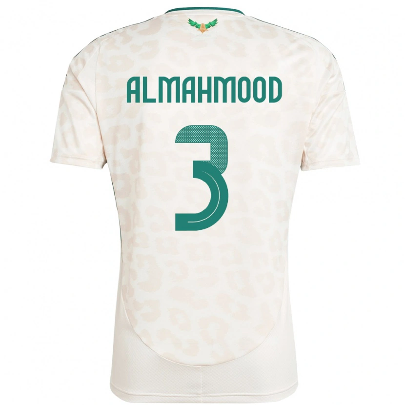 Danxen Uomo Maglia Arabia Saudita Mohammed Almahmood #3 Bianco Kit Gara Away 24-26 Maglietta