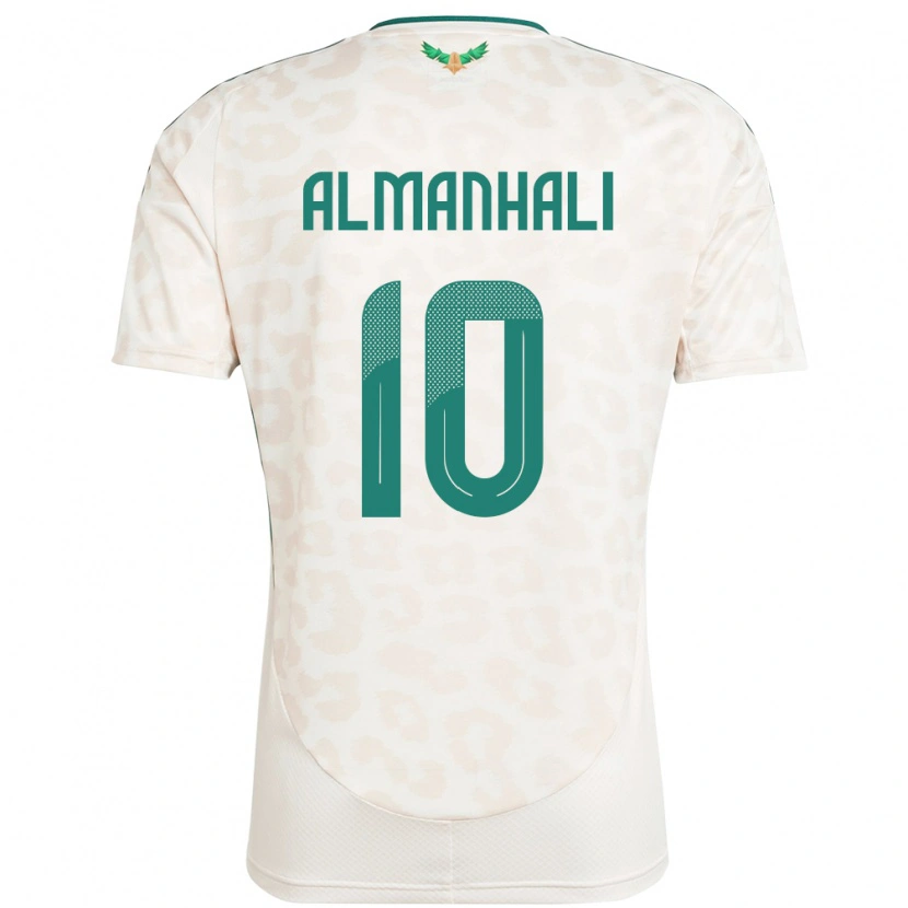 Danxen Uomo Maglia Arabia Saudita Suwailem Almanhali #10 Bianco Kit Gara Away 24-26 Maglietta
