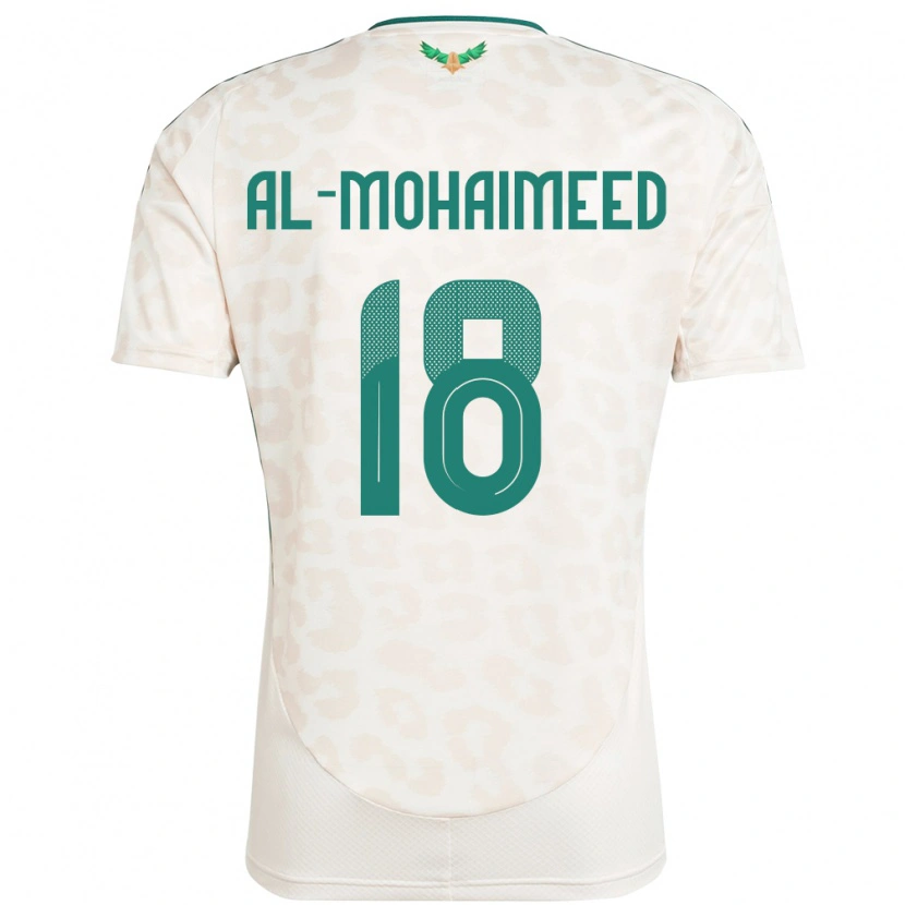 Danxen Uomo Maglia Arabia Saudita Samer Al Mohaimeed #18 Bianco Kit Gara Away 24-26 Maglietta