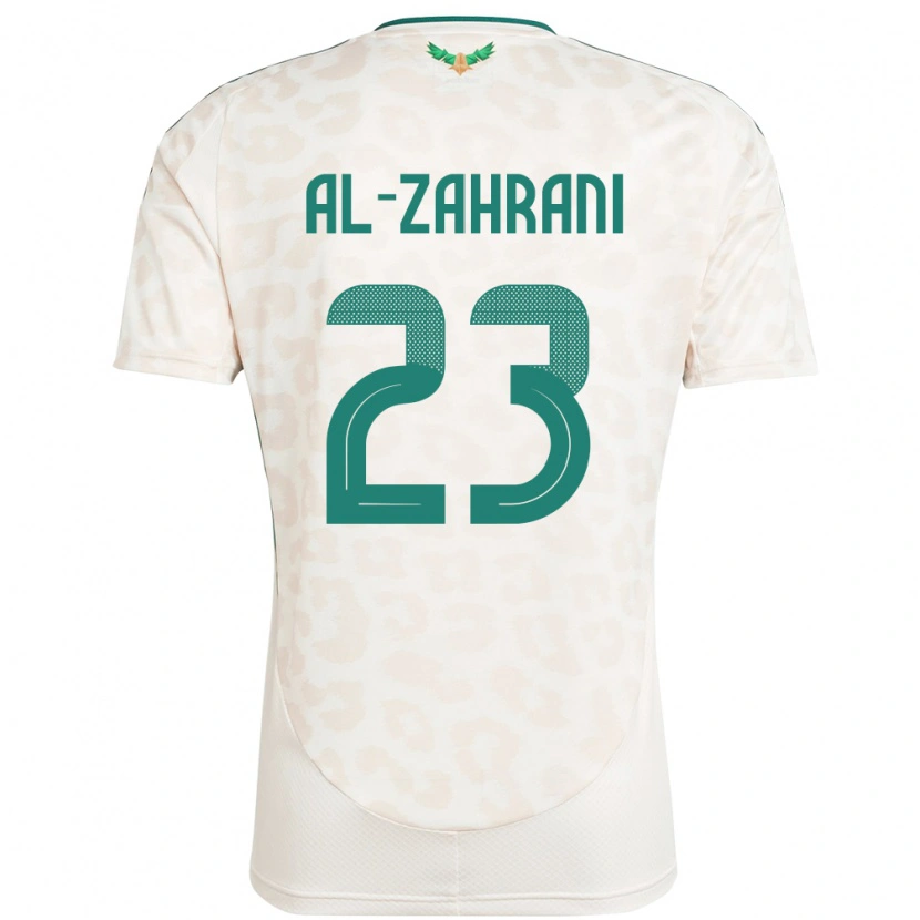 Danxen Uomo Maglia Arabia Saudita Tahani Al Zahrani #23 Bianco Kit Gara Away 24-26 Maglietta