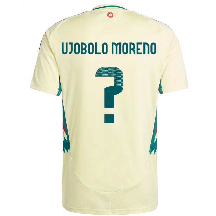 Danxen Uomo Maglia Galles Sergeant Ujobolo Moreno #0 Beige Giallo Kit Gara Away 24-26 Maglietta
