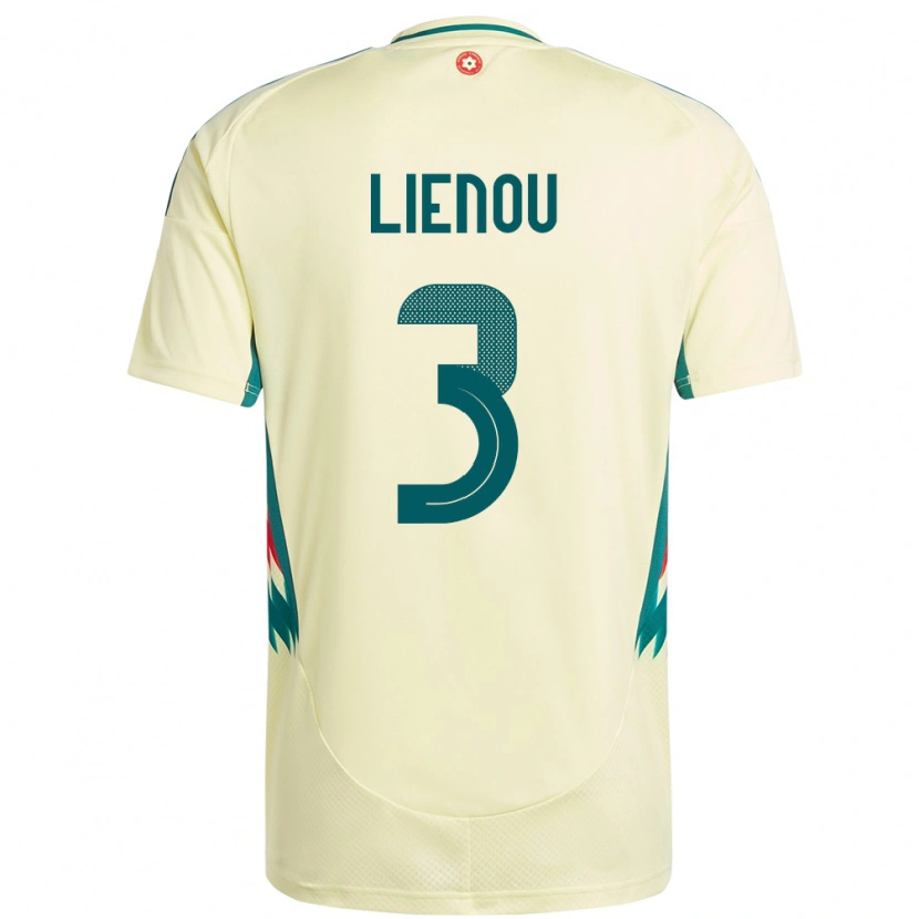 Danxen Uomo Maglia Galles Jayden Lienou #3 Beige Giallo Kit Gara Away 24-26 Maglietta