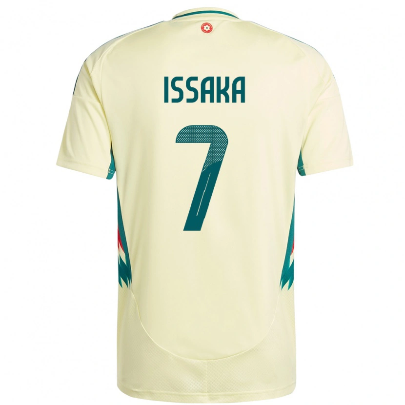 Danxen Uomo Maglia Galles Freddie Issaka #7 Beige Giallo Kit Gara Away 24-26 Maglietta