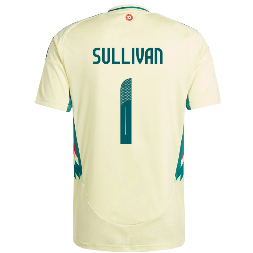 Danxen Uomo Maglia Galles Laura O Sullivan #1 Beige Giallo Kit Gara Away 24-26 Maglietta
