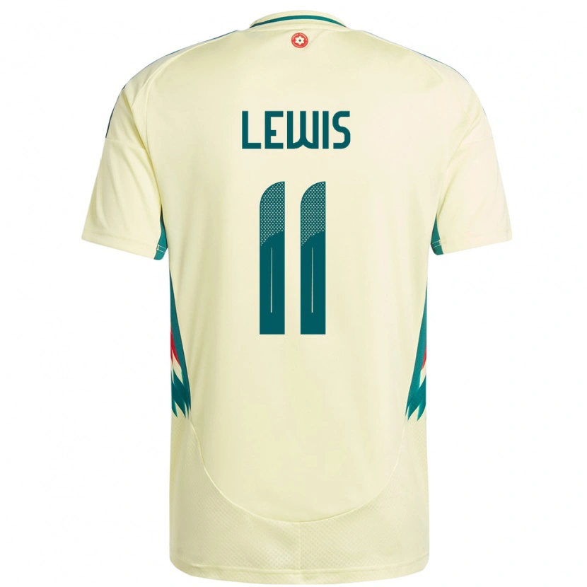 Danxen Uomo Maglia Galles Sonny Lewis #11 Beige Giallo Kit Gara Away 24-26 Maglietta