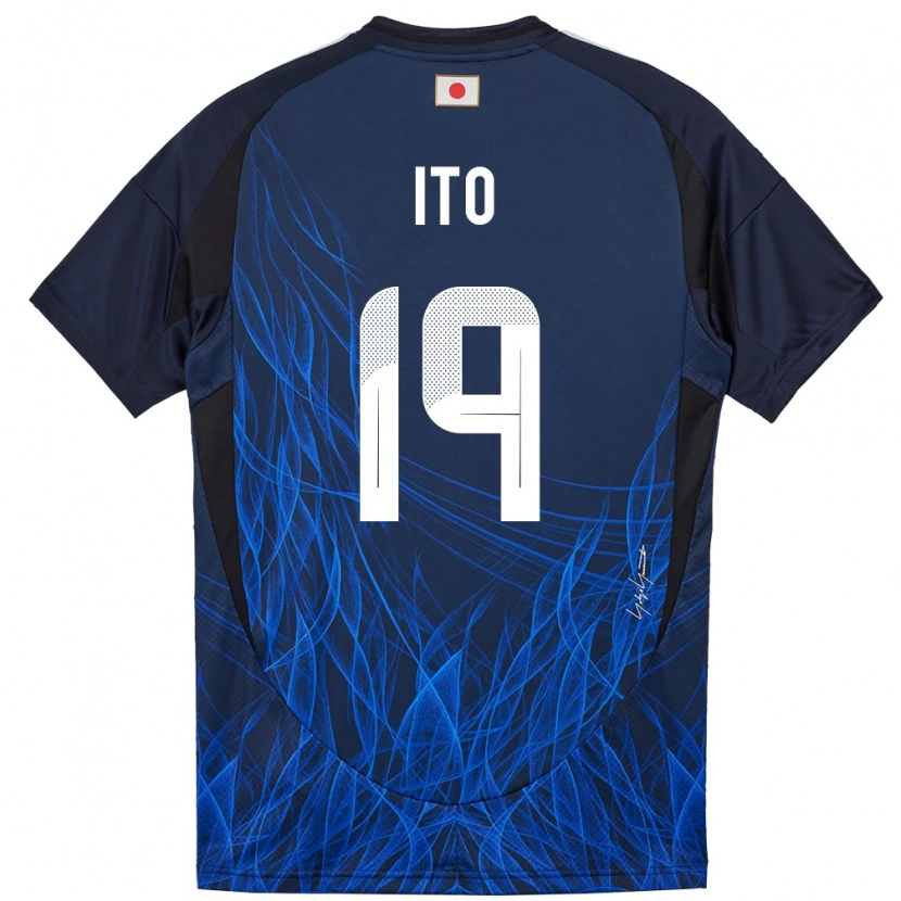 Danxen Donna Maglia Giappone Yu Ito #19 Blu Scuro Kit Gara Home 24-26 Maglietta