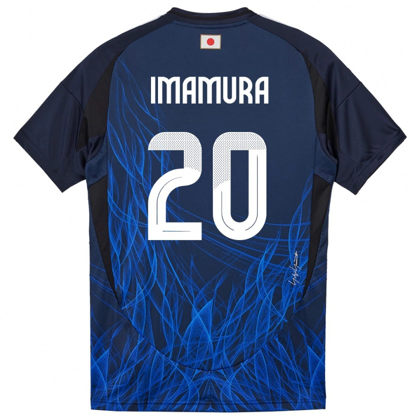 Danxen Donna Maglia Giappone Ryoya Imamura #20 Blu Scuro Kit Gara Home 24-26 Maglietta
