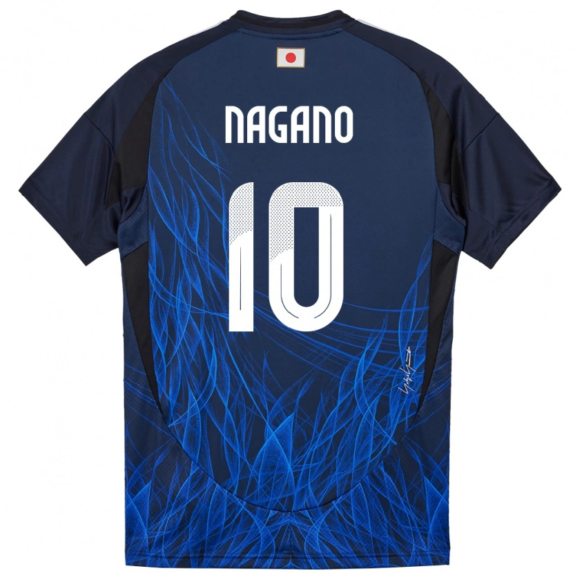 Danxen Donna Maglia Giappone Fuka Nagano #10 Blu Scuro Kit Gara Home 24-26 Maglietta