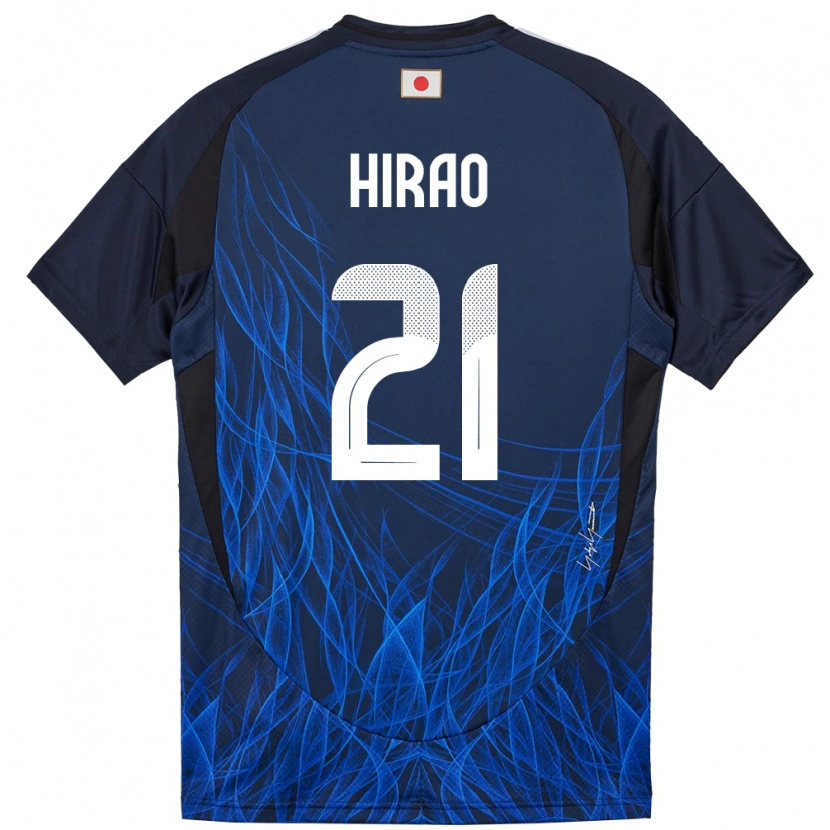 Danxen Donna Maglia Giappone Chika Hirao #21 Blu Scuro Kit Gara Home 24-26 Maglietta