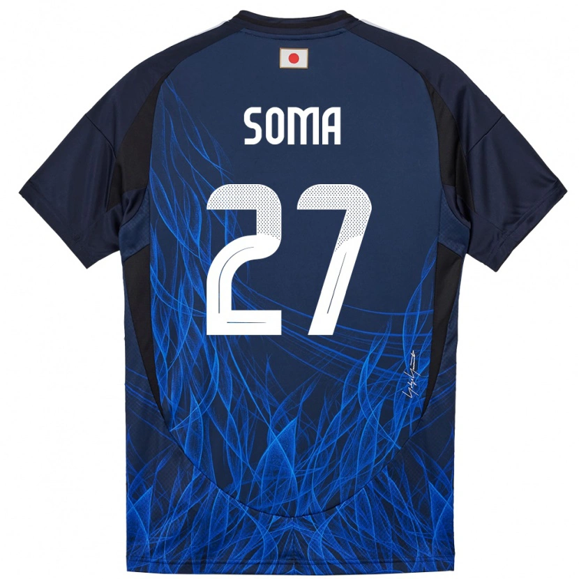 Danxen Donna Maglia Giappone Yuki Soma #27 Blu Scuro Kit Gara Home 24-26 Maglietta