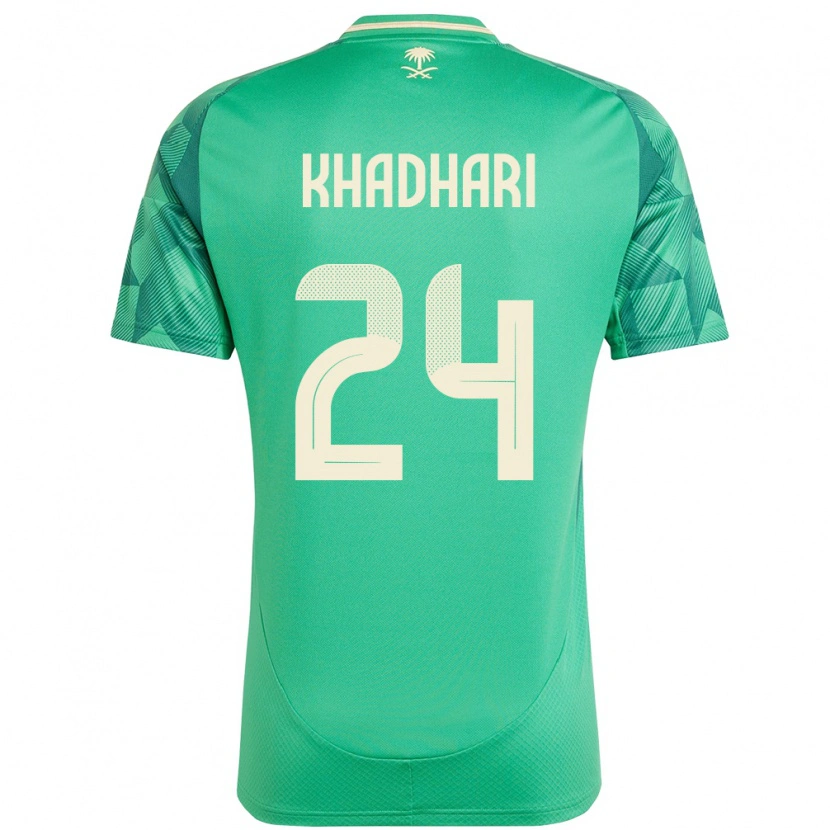 Danxen Donna Maglia Arabia Saudita Murad Khadhari #24 Verde Kit Gara Home 24-26 Maglietta