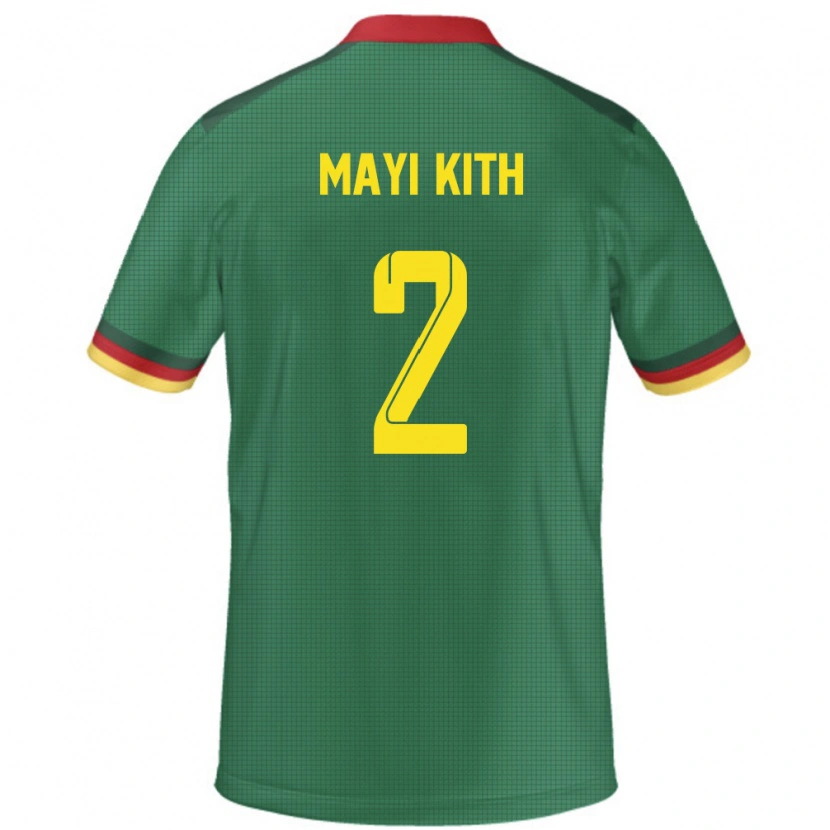 Danxen Donna Maglia Camerun Easther Mayi Kith #2 Verde Kit Gara Home 24-26 Maglietta