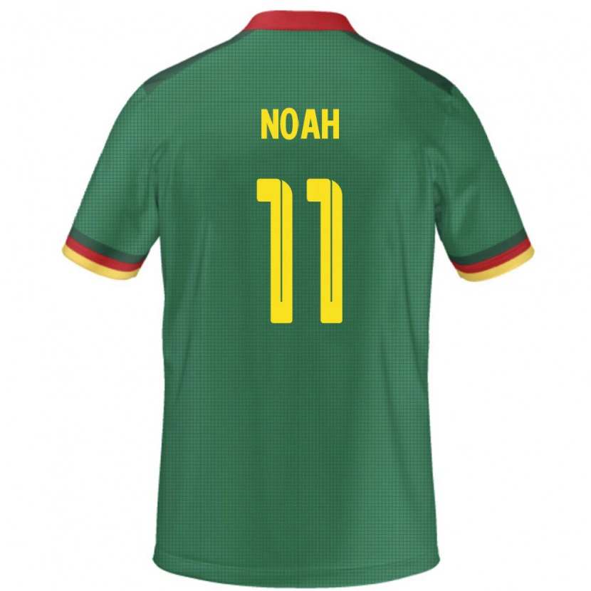Danxen Donna Maglia Camerun Yanick Noah #11 Verde Kit Gara Home 24-26 Maglietta