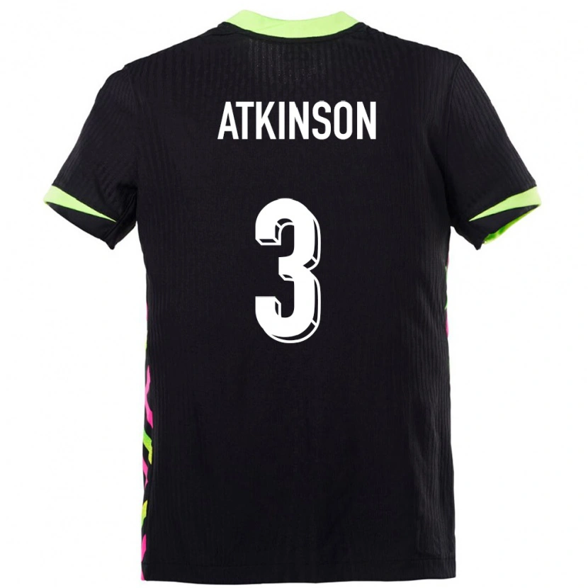 Danxen Donna Maglia Australia Nathaniel Atkinson #3 Blu Scuro Kit Gara Away 24-26 Maglietta