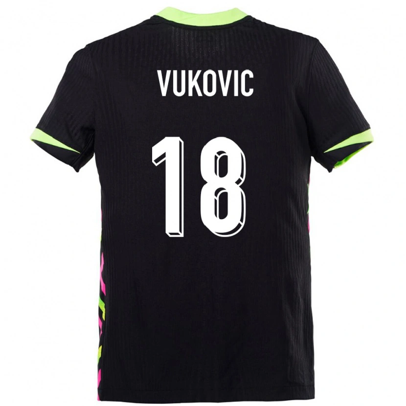 Danxen Donna Maglia Australia Danny Vukovic #18 Blu Scuro Kit Gara Away 24-26 Maglietta