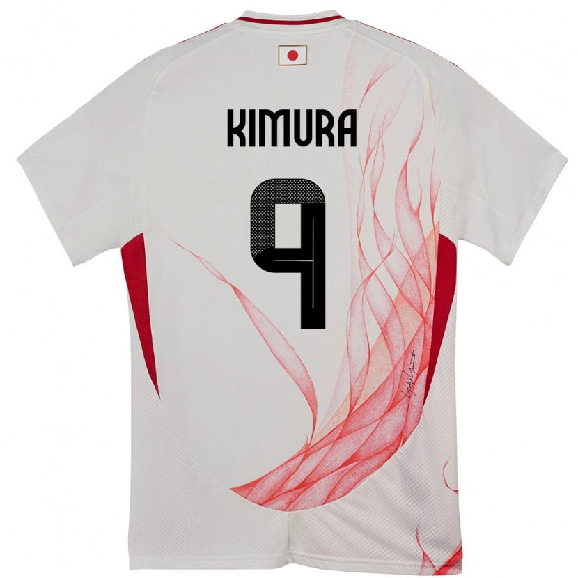 Danxen Donna Maglia Giappone Yudai Kimura #9 Bianco Kit Gara Away 24-26 Maglietta