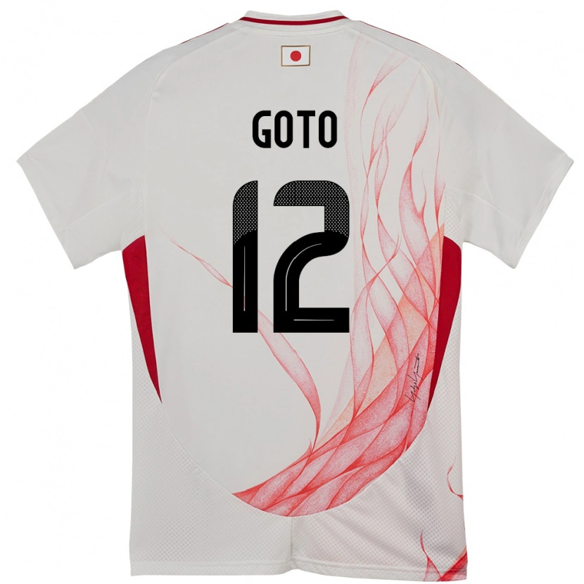 Danxen Donna Maglia Giappone Wataru Goto #12 Bianco Kit Gara Away 24-26 Maglietta