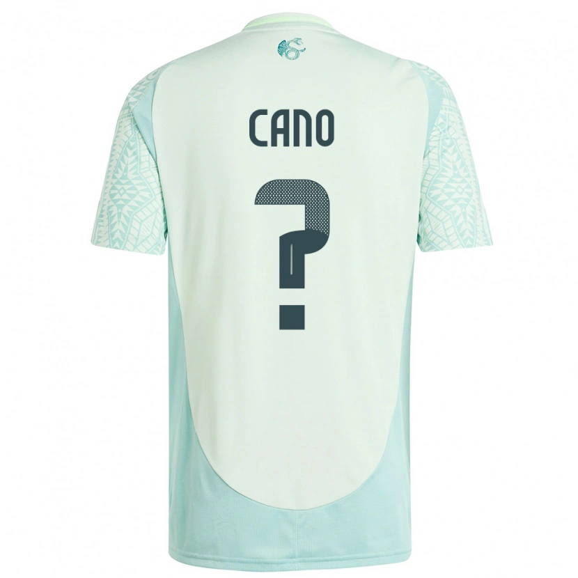 Danxen Donna Maglia Messico Iker Cano #0 Lino Verde Kit Gara Away 24-26 Maglietta