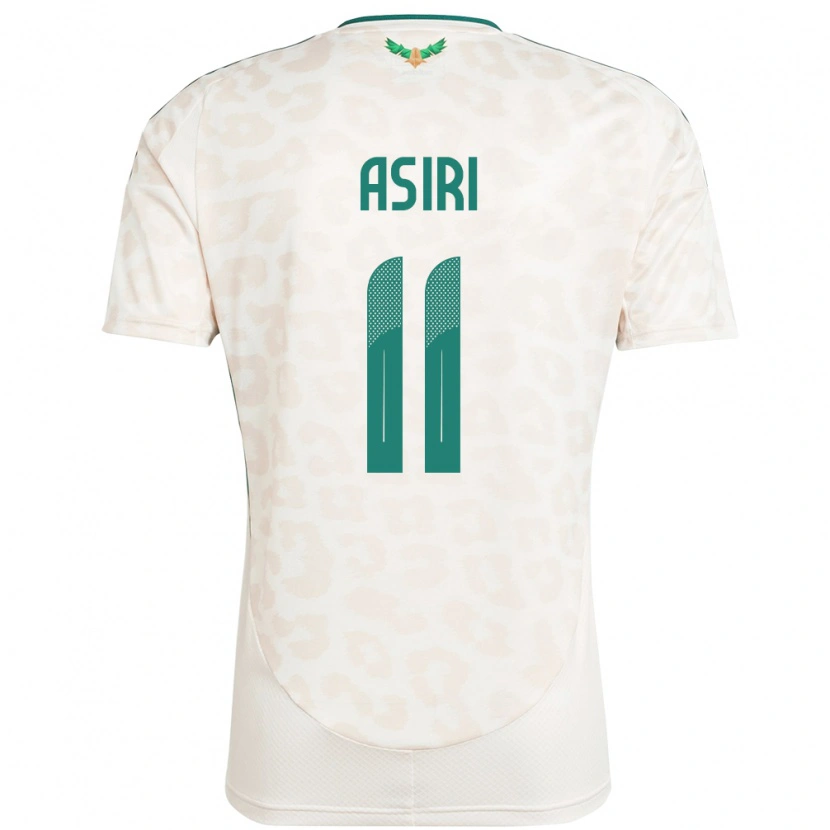 Danxen Donna Maglia Arabia Saudita Haitham Asiri #11 Bianco Kit Gara Away 24-26 Maglietta