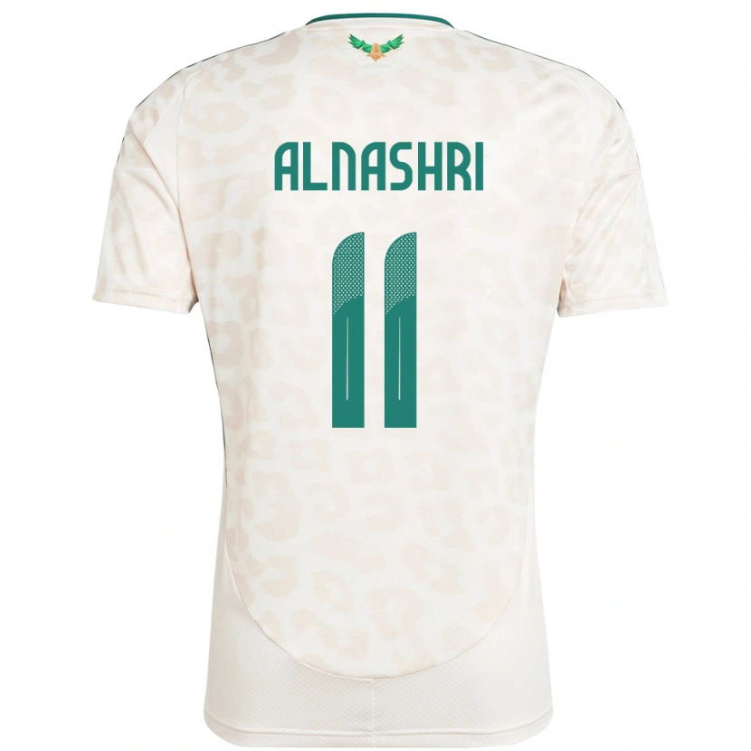 Danxen Donna Maglia Arabia Saudita Awad Alnashri #11 Bianco Kit Gara Away 24-26 Maglietta
