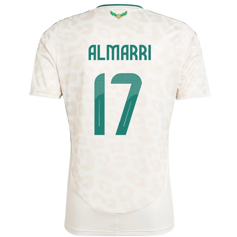 Danxen Donna Maglia Arabia Saudita Mohammed Almarri #17 Bianco Kit Gara Away 24-26 Maglietta