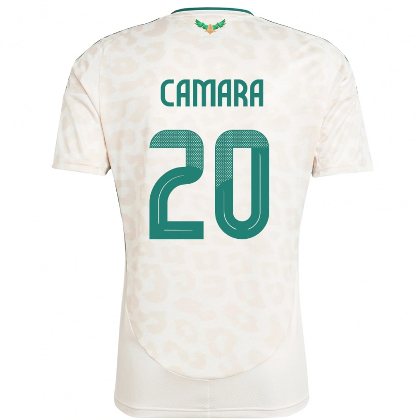 Danxen Donna Maglia Arabia Saudita Haroune Camara #20 Bianco Kit Gara Away 24-26 Maglietta